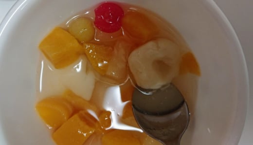 白玉団子に豆腐を入れて「もちもち」に♪