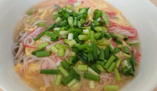 失敗しない水溶き片栗粉とろみの付け方＆卵あんかけ蕎麦を作りました