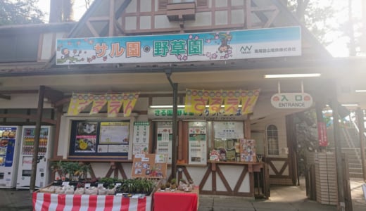 「高尾山さる園・野草園」に行ってきました（トイレ情報あり）