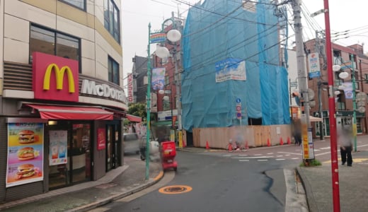 下丸子駅から「定食酒場食堂　下丸子店」までの道順