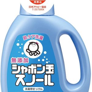 日本アトピー協会推薦品の「シャボン玉石けん スノール」は肌にも環境にも優しく汚れ落ちも良かったです